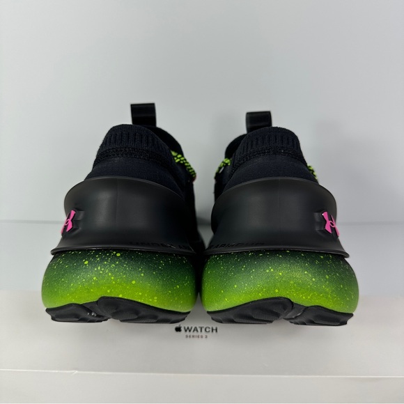 HOVR PHANTOM 3 AMP LIME SURGE MENS RUNNING SHOES SIZE 9.5 INTELLIKNIT GREEN PINK main image 8
